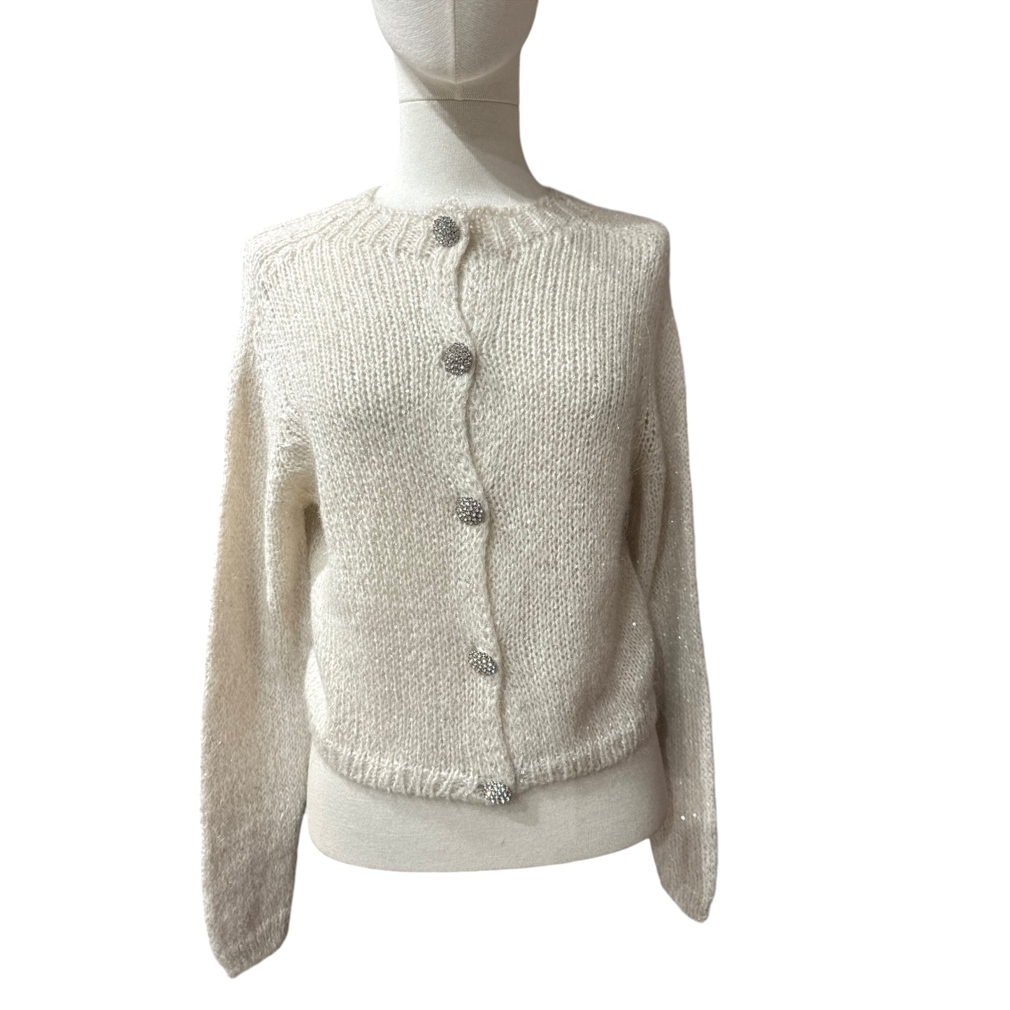 Cardigan Bottoni Gioiello