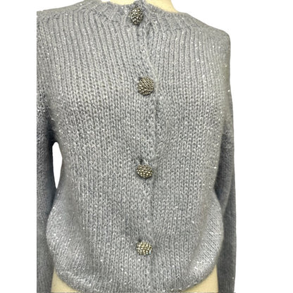 Cardigan Bottoni Gioiello