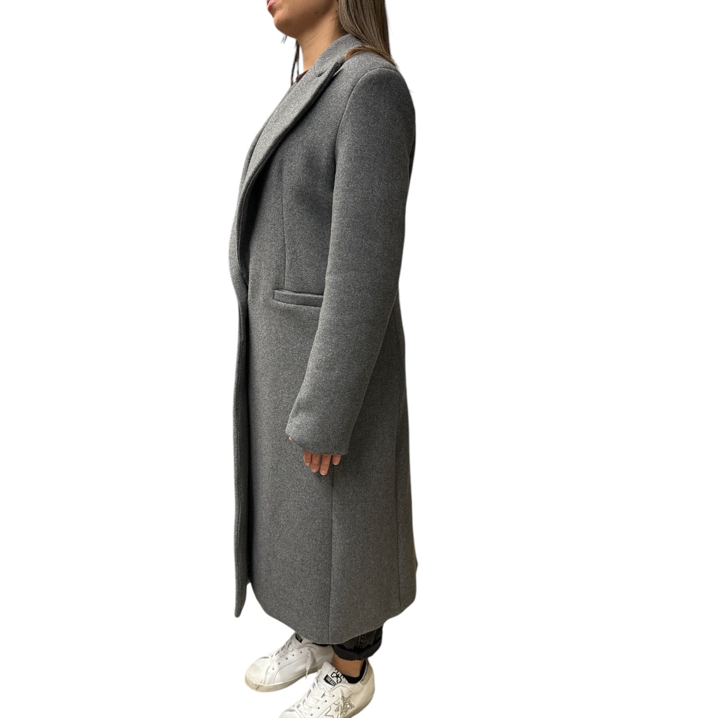 Cappotto Monopetto Grigio