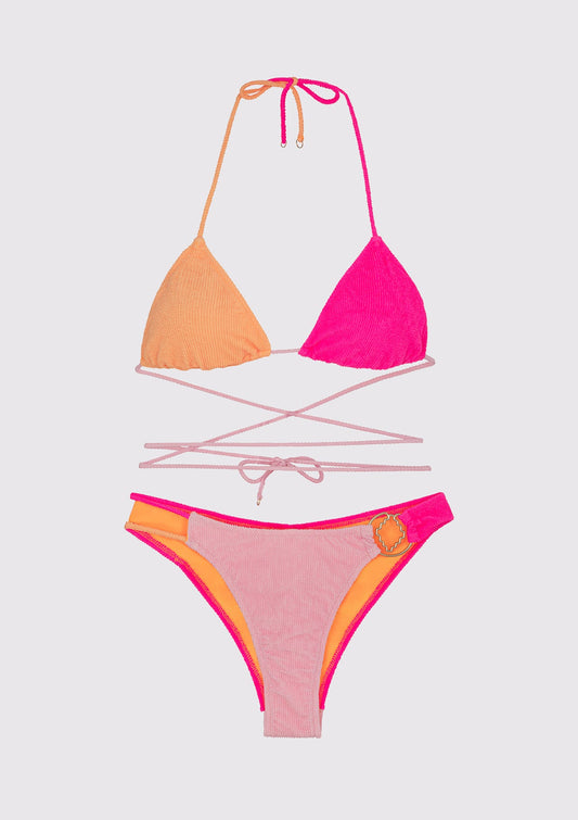 BIKINI TRIANGOLO E SLIP FISSO TOOLED