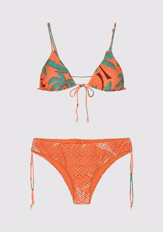 BIKINI TRIANGOLO E SLIP REGOLABILE COPRENTE EXOTIC