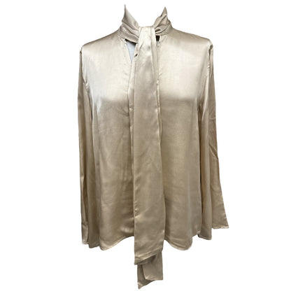 Blusa in Satin Con Scialle