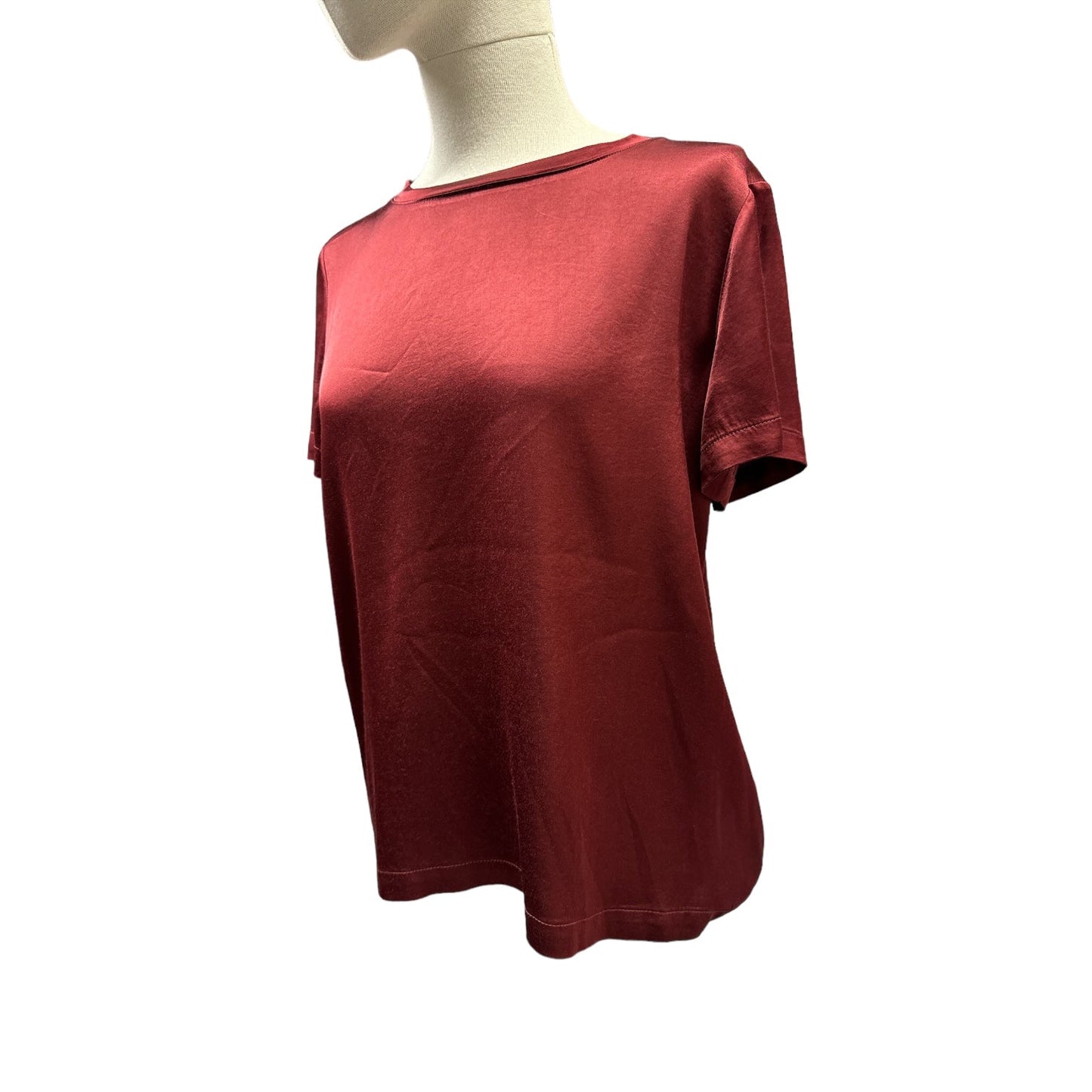 T-Shirt Girocollo Satin