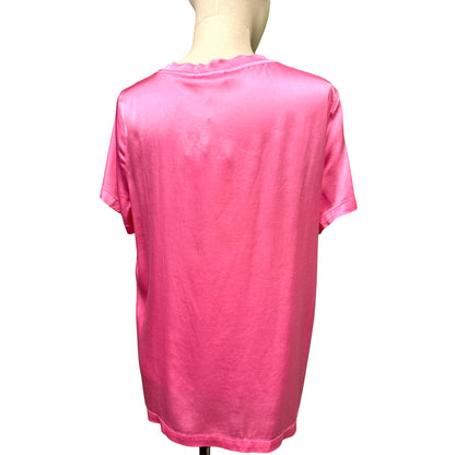 T-Shirt Girocollo Satin