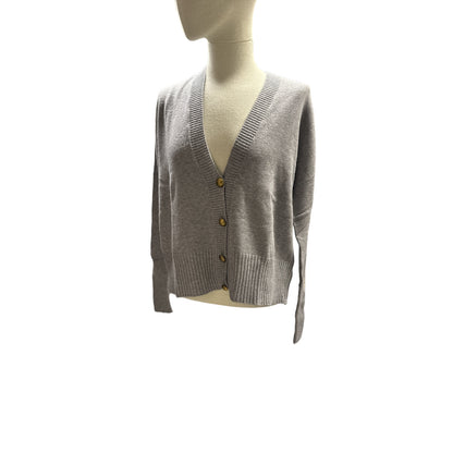 Cardigan con Bottone Oro Tensione In