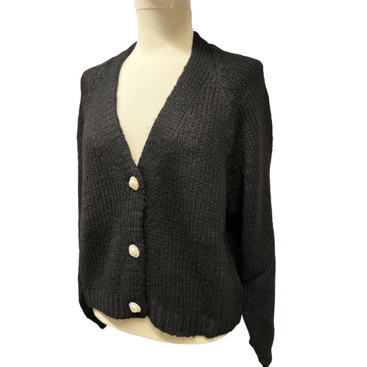 Cardigan Filo Lurex con Bottoni Gioiello HaveOne