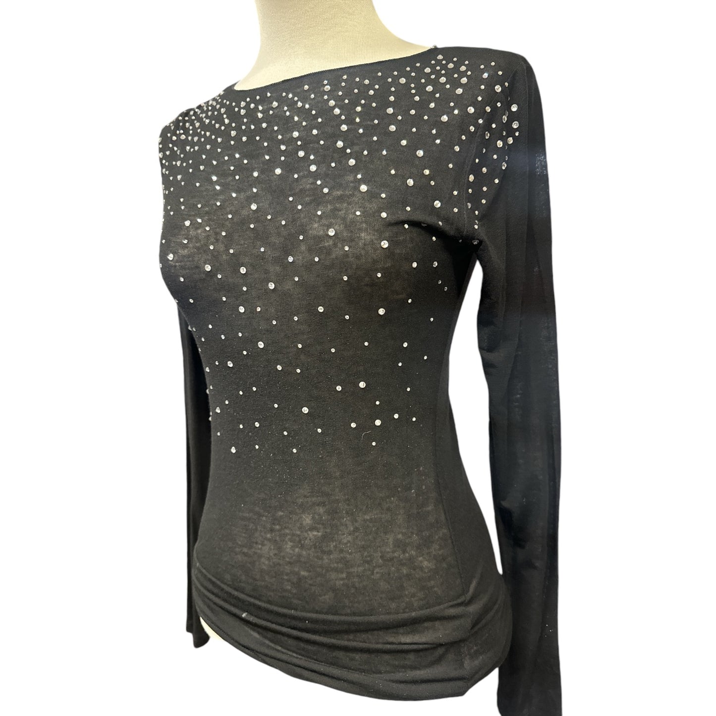 Maglia con Strass Tensione In