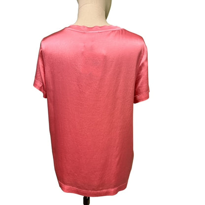 T-Shirt Girocollo Satin